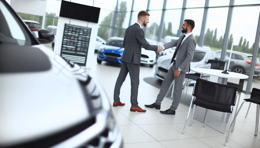 Warning dashboard lights and maintenance signs indicating car needs warranty protection