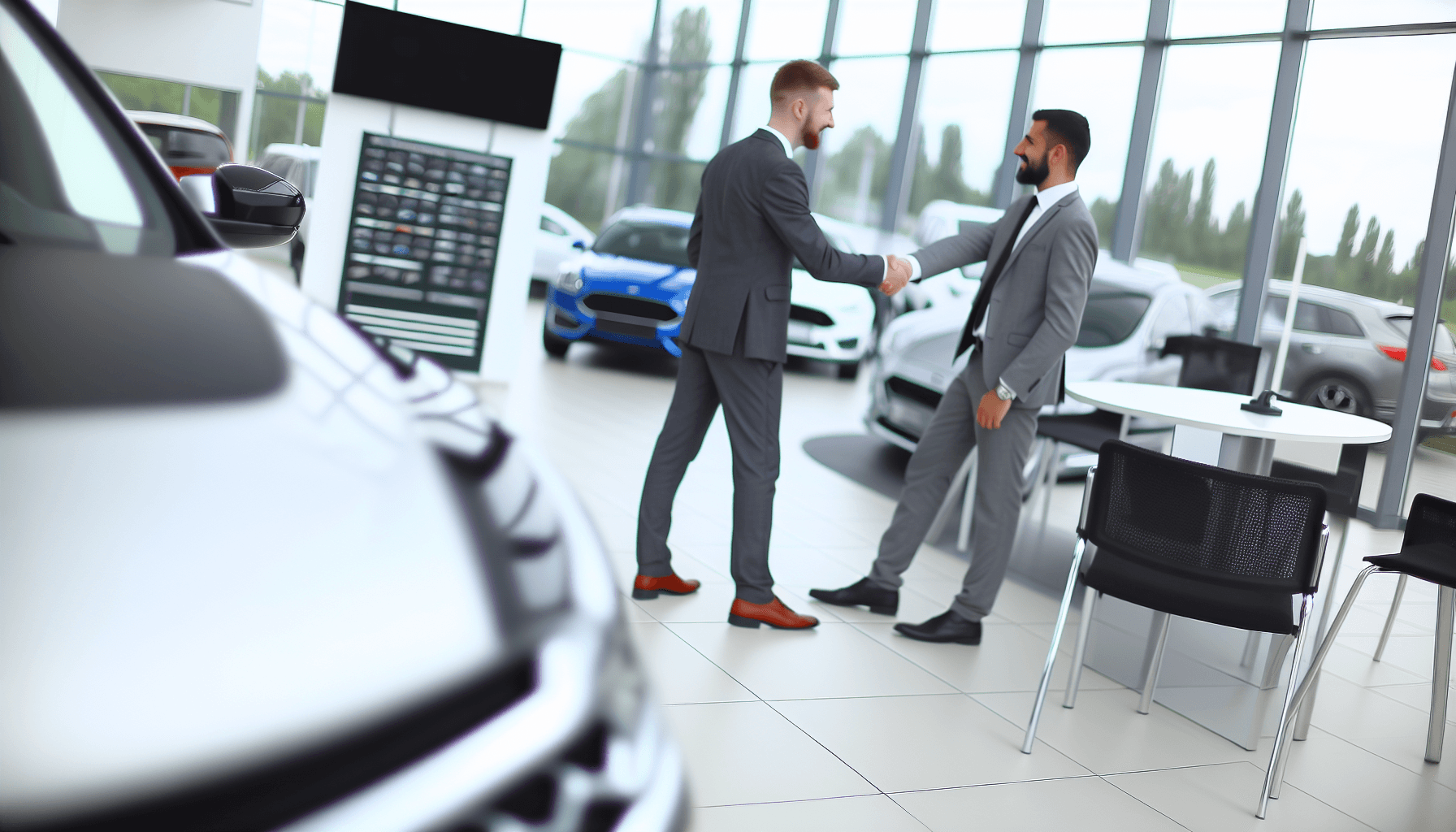 Warning dashboard lights and maintenance signs indicating car needs warranty protection